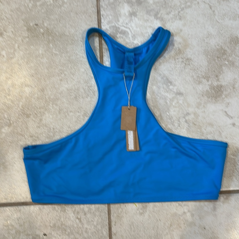 SKIMS Vibrant Blue Bikini Top - Picture 3 of 7